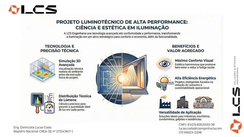 Luminotécnico alta performance