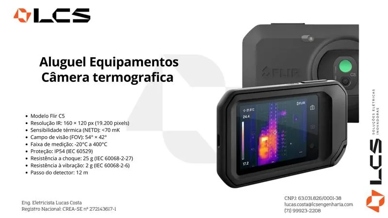 Câmera Termográfica FLIR C5