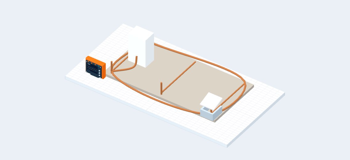Maquete ilustrativa: Aterramento industrial